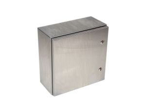 Szafka ścienna rozdzielcza, materiał: Stal nierdzewna typu 304, IP66, 400 x 400 x 200mm, RS PRO