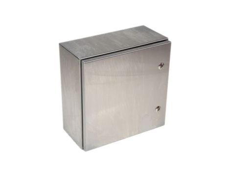 Szafka ścienna rozdzielcza, materiał: Stal nierdzewna typu 304, IP66, 400 x 400 x 200mm, RS PRO