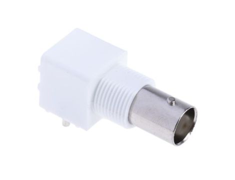 Złącze BNC, 50, 0 to 1GHz, Żeński, Przepust, Montaż na płytce drukowanej