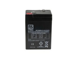 Akumulator VRLA AGM 6V 4Ah (żywotność 3-5lat) RS PRO