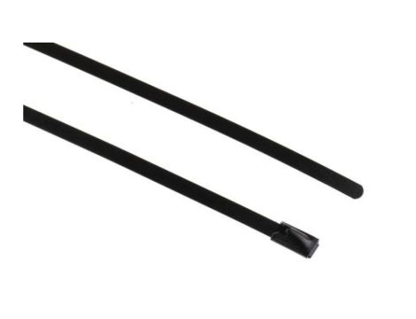 Opaska kablowa 360mm 4,6 mm Stal nierdzewna z powłoką poliestrową 100 sztuk RS PRO