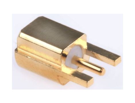 Złącze koncentryczne, 50, 0 to 6GHz, Żeński, Lutowane, Montaż na płytce drukowanej