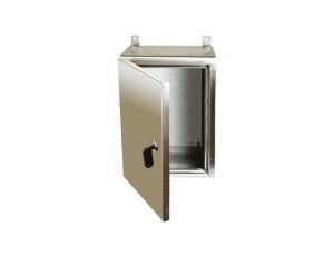 Szafka ścienna rozdzielcza, materiał: Stal nierdzewna typu 304, IP69K, 600 x 500 x 300mm, RS PRO