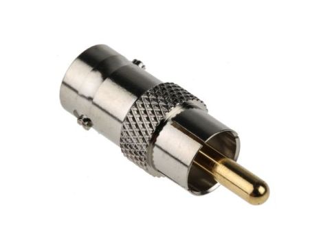 Adapter RF, 75, Męski RCA - żeński BNC, 250MHz