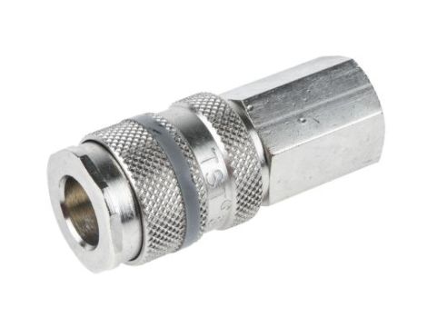 Szybkozłączka pneumatyczna, materiał Mosiądz, złącze G 3/8 żeńskie, RS PRO CEJN 310, Forster, Hansen 3000, ISO 6150 B,