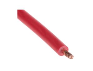 Jednożyłowy kabel sterowniczy CSA 1 mm, Maks. +70C 1000 V Czerwony, RS PRO
