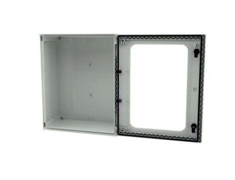 Szafka ścienna rozdzielcza Jasnoszary, materiał: Plastik wzmacniany włóknem szklanym, IP66, RS PRO RAL 7035