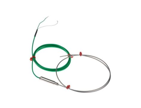 Termopara typ K do +1100C 500mm kabel 1m, Stal nierdzewna IEC