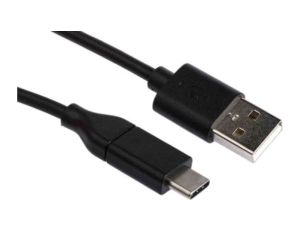 Kabel USB, dł. 2m, kolor: Czarny