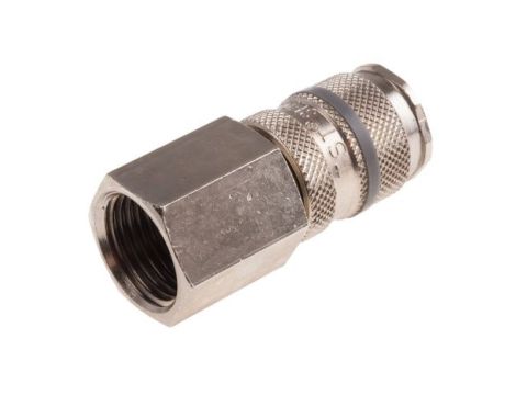 Szybkozłączka pneumatyczna, materiał Mosiądz, złącze G 1/2 żeńskie, RS PRO CEJN 310, Forster, Hansen 3000, ISO 6150 B,