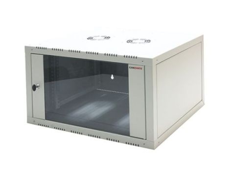 Szafa serwera, Montaż ścienny, 488 x 600 x 560mm, Stal, Szary