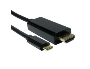 Kabel USB, dł. 2m, kolor: Czarny