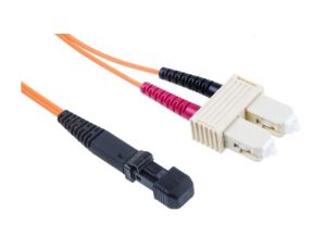 Kabel światłowodowy, średnica: 62.5/125m, OM1 Wielomodowy, Pomarańczowy, MTRJ - SC