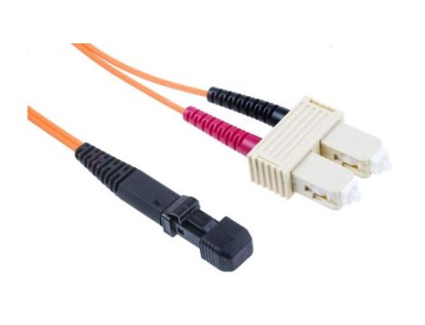 Kabel światłowodowy, średnica: 62.5/125m, OM1 Wielomodowy, Pomarańczowy, MTRJ - SC