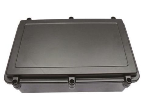 Obudowa ekranowana Czarny z kołnierzem IP67 Silikon, 262 x 182 x 90mm, RS PRO