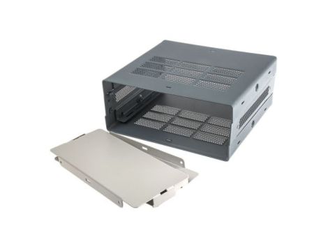 Obudowa urządzeń elektronicznych wentylowana, Stal, Szary, Nie, 279 x 432 x 131mm, RS PRO