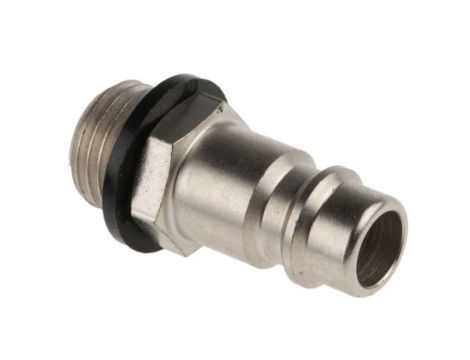 Szybkozłączka pneumatyczna, materiał Mosiądz, stal, złącze G 1/4 męskie, RS PRO CEJN 320, JWL 520, JWL 530, Parker PEF,