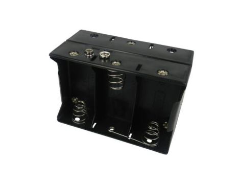 Uchwyt do baterii, x 6, montaż zatrzaskowy