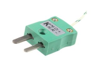 Termopara typ K do +350C 2m kabel 2m, Włókno szklane IEC