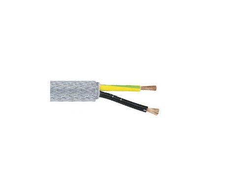 Kabel sterowniczy SY 2 rdzeniowy , Ekranowany, izolacja Polichlorek winylu PVC, D 7.3mm , 50m