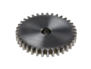 Koło zębate walcowe, moduł: 1, l.zębów: 35, śr. piasty: 14mm, śr. otworu: 6mm, Stal