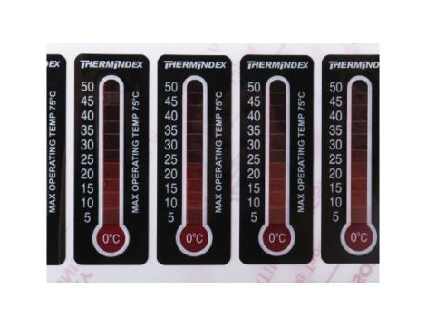 Wskaźnik temperatury — etykieta 11-skalowy