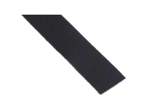 Taśma rzepowa, typu: haczyk-pętelka, dł. 10m, szer. 20mm, kolor: Czarny, RS PRO