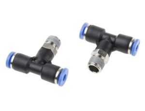 Adapter gwintowany teowy typu gwint – rura, 10 barów