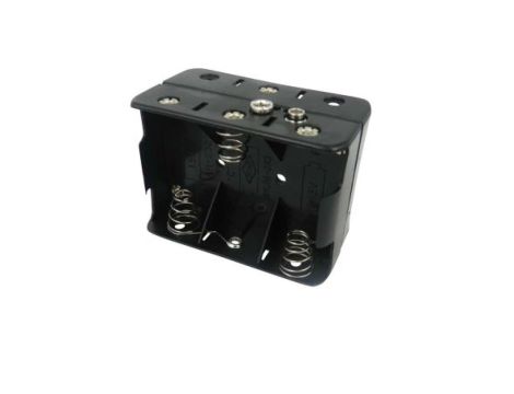 Uchwyt do baterii, x 6, montaż zatrzaskowy