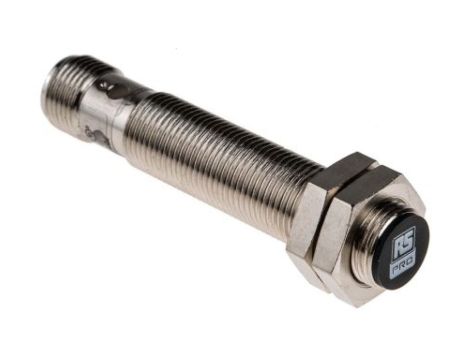 Czujnik indukcyjny PNP 2 mm cylindryczny M12 x 1 200 mA 10→ 30 V DC IP67 2kHz