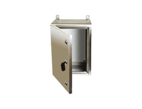 Szafka ścienna rozdzielcza, materiał: Stal nierdzewna 316, IP69K, 800 x 600 x 300mm, RS PRO