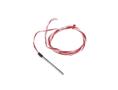 Termopara typ PT 100, -50C do +200C 50mm kabel 1m, Stal nierdzewna