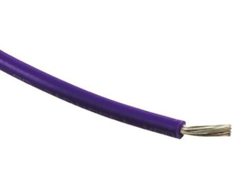 Kabel trzynormowy PCW, dł. 100m 4 mm, 41 A, 1 kV, -15 → +105 C Fioletowy Pojedynczy rdzeń, RS PRO