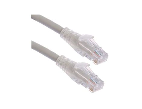 Kabel kategorii 6, Szary, Wtyk RJ45/męski RJ45dł.: 5m, mat. koszulki: PVC