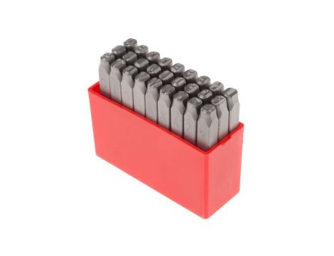 Zestaw wybijaków liter, H 5mm, 27-szt., (Od A do Z), RS PRO