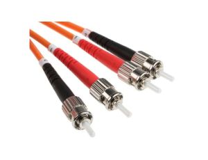 Kabel światłowodowy, średnica: 62.5/125m, OM1 Wielomodowy, Pomarańczowy, ST / ST