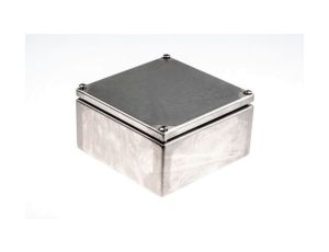 Puszka elektroinstalacyjna, 150 x 80 x 150mm, IP66, kolor Niemalowany, materiał Stal nierdzewna, RS PRO