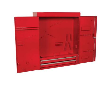 Szafka narzędziowa, 2-szufladowa, 750 x 890 x 225mm, materiał: Gruba blacha stalowa, RS PRO