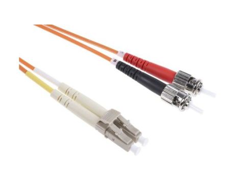 Kabel światłowodowy, średnica: 62.5/125m, OM1 Wielomodowy, Pomarańczowy, LC/ST