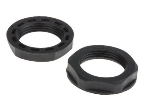 Nakrętka do dławnic kablowych, M25, IP68, kolor: Czarny, materiał: Nylon 66, RS PRO