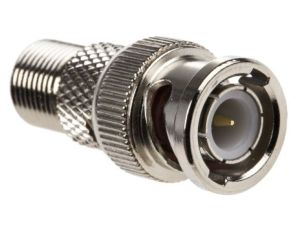 Adapter RF, Męski BNC - żeński Typ F, 1GHz