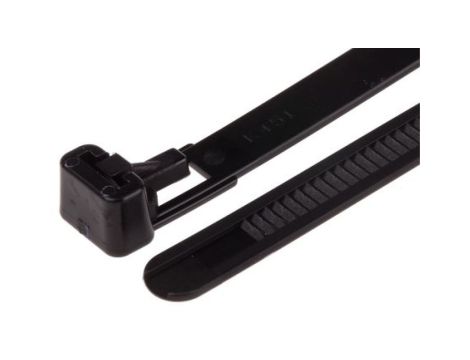 Opaska kablowa 150mm 7,6 mm Nylon 66 100 sztuk RS PRO