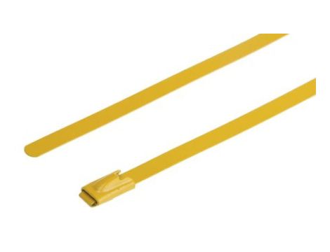 Opaska kablowa 360mm 4,6 mm Stal nierdzewna z powłoką poliestrową 100 sztuk RS PRO