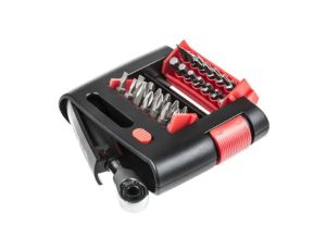 Zestaw końcówek, materiał Stal chromowo-wanadowa, Hex 2, Hex 2,5, Hex 3, Hex 4, Hex 5, Hex 6, PH1, PH2, PH3, PZ1, PZ2,