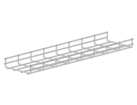 Korytko kablowe Stal ocynkowana elektrolitycznie 3m 150 mm 60mm RS PRO