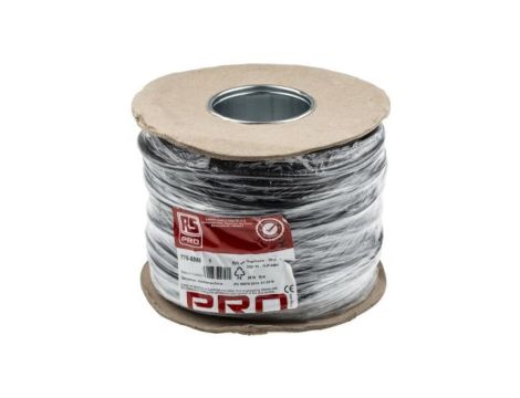 Sieciowy kabel zasilający 2 Core Polichlorek winylu PVC Sheath Czarny 6.05mm od , 300 V, 500 V