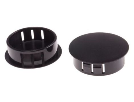 Zaślepka, Czarny Niegwintowany, Nylon 66, Zaślepianie, 30.1mm 34.2mm RS PRO