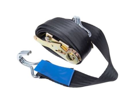 Taśma mocująca, 4m, Uchwyt hakowy, 45mm, 1200kg, PET