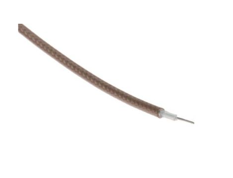 Kabel koncentryczny, RG316, FEP, Brązowy Bez zakończenia Bez zakończenia, RS PRO Bez zakończenia