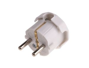 Wtyk sieciowy, 16A, 250 V, 2P+E Typ F, niemieckie Schuko, RS PRO